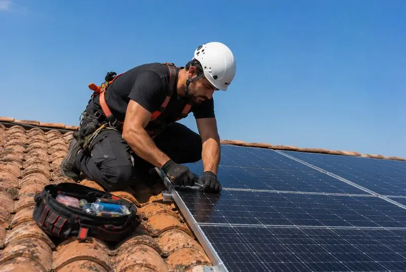Maintenance et monitoring de panneaux solaires à Pailhès