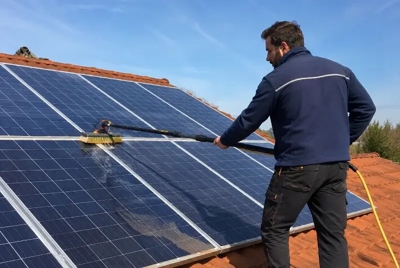Nettoyage et entretien de panneaux solaires à Pailhès